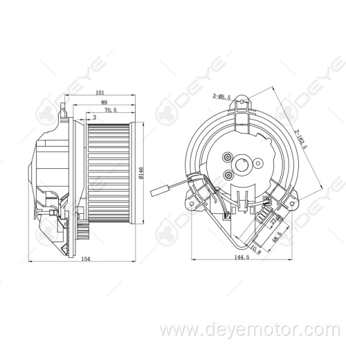 New arrival new products 12v dc blower motor